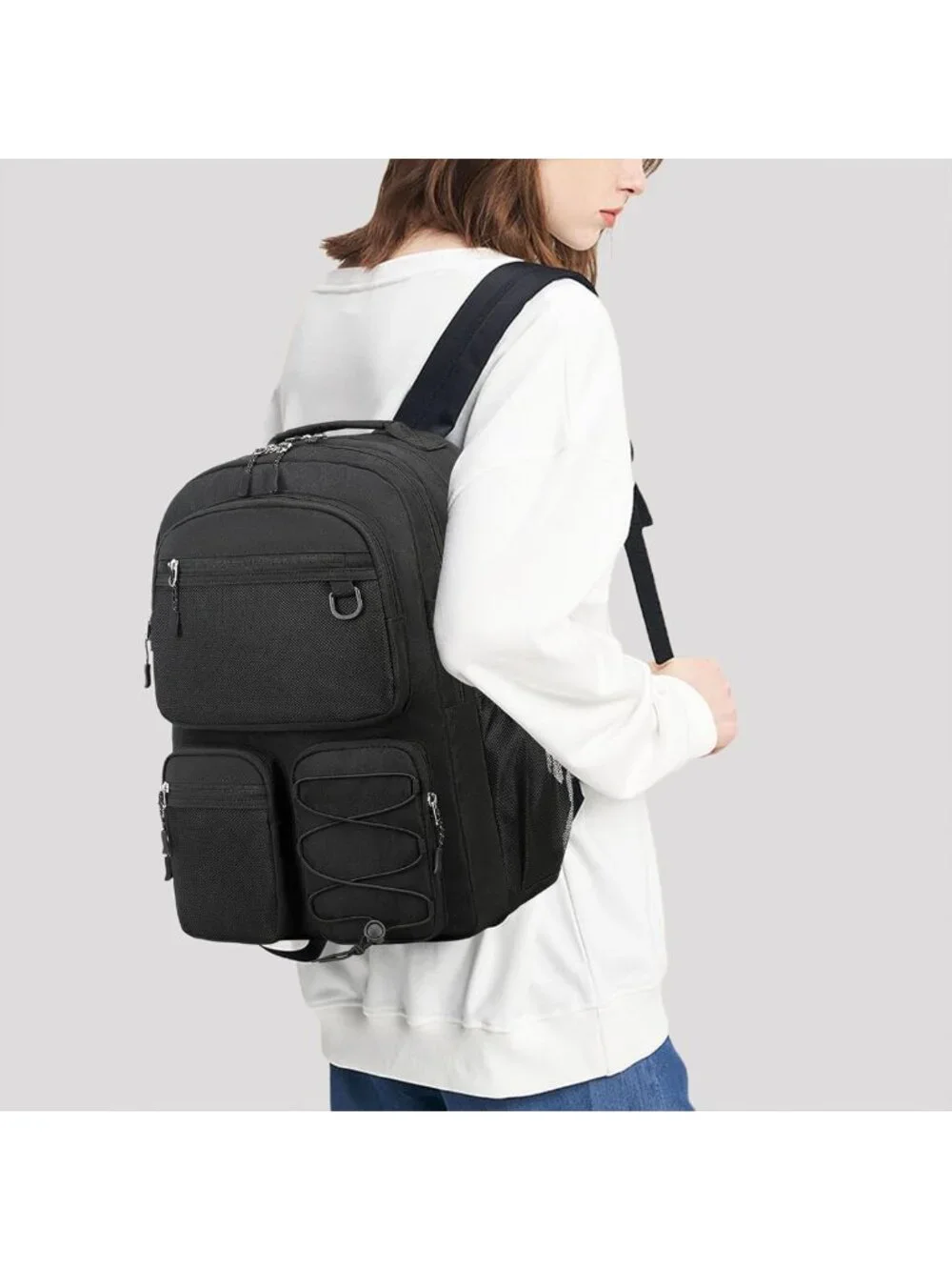 Water Resistant Daypack Backpack for School, Travel & Outdoor - Fits 15.6